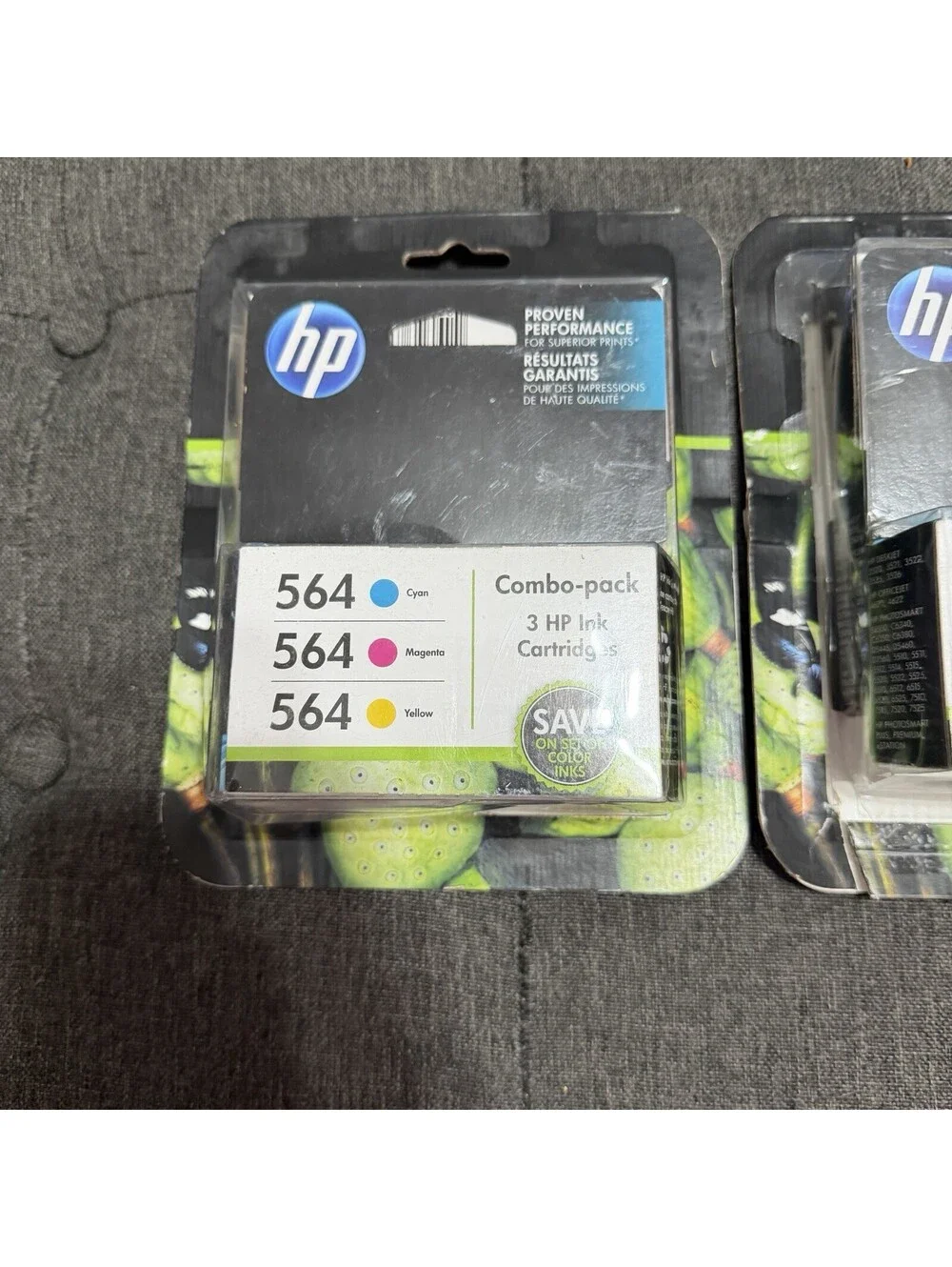 HP 564 Color Combo Ink Cartridges Cyan Magenta Yellow New